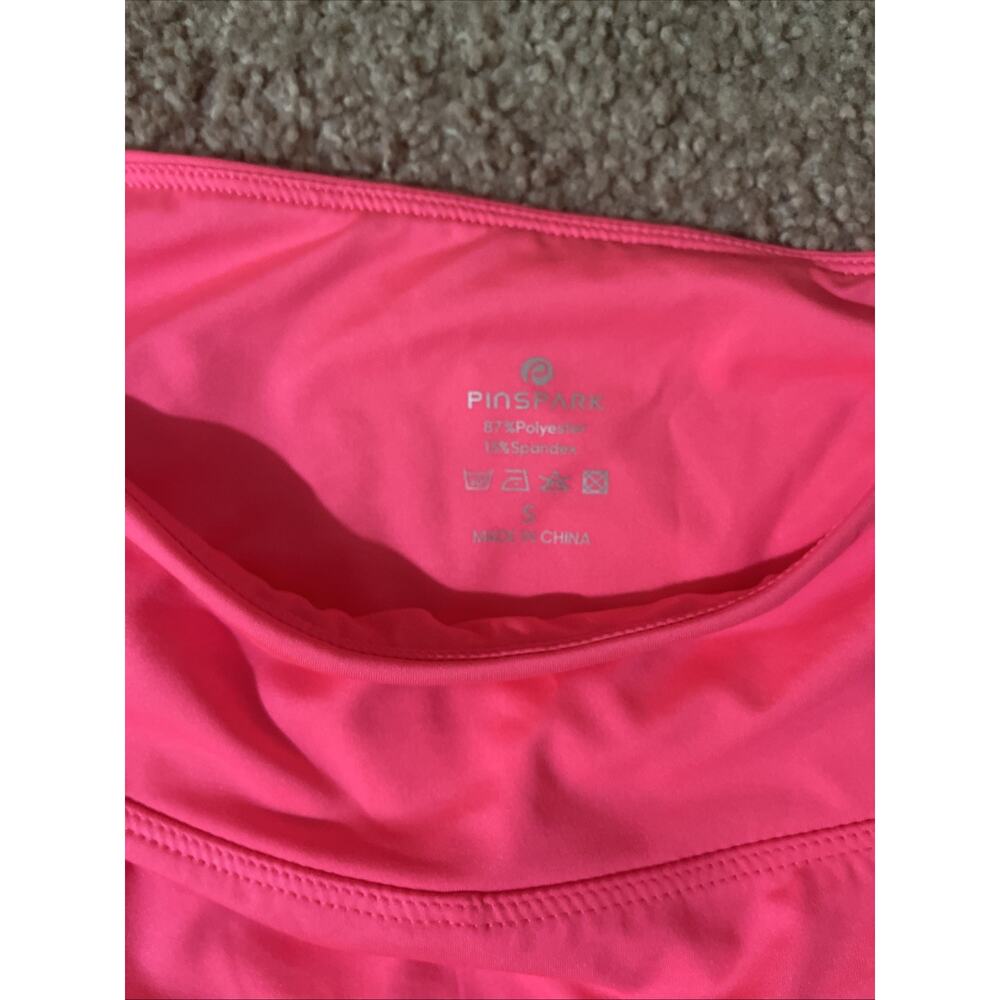 NWT PINSPARK Active Women’s Pink Athletic Pull-On Stretch Skort S Tennis Golf - Picture 2 of 5